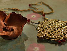 प्रभा ✺ Brass Necklace { 5 }